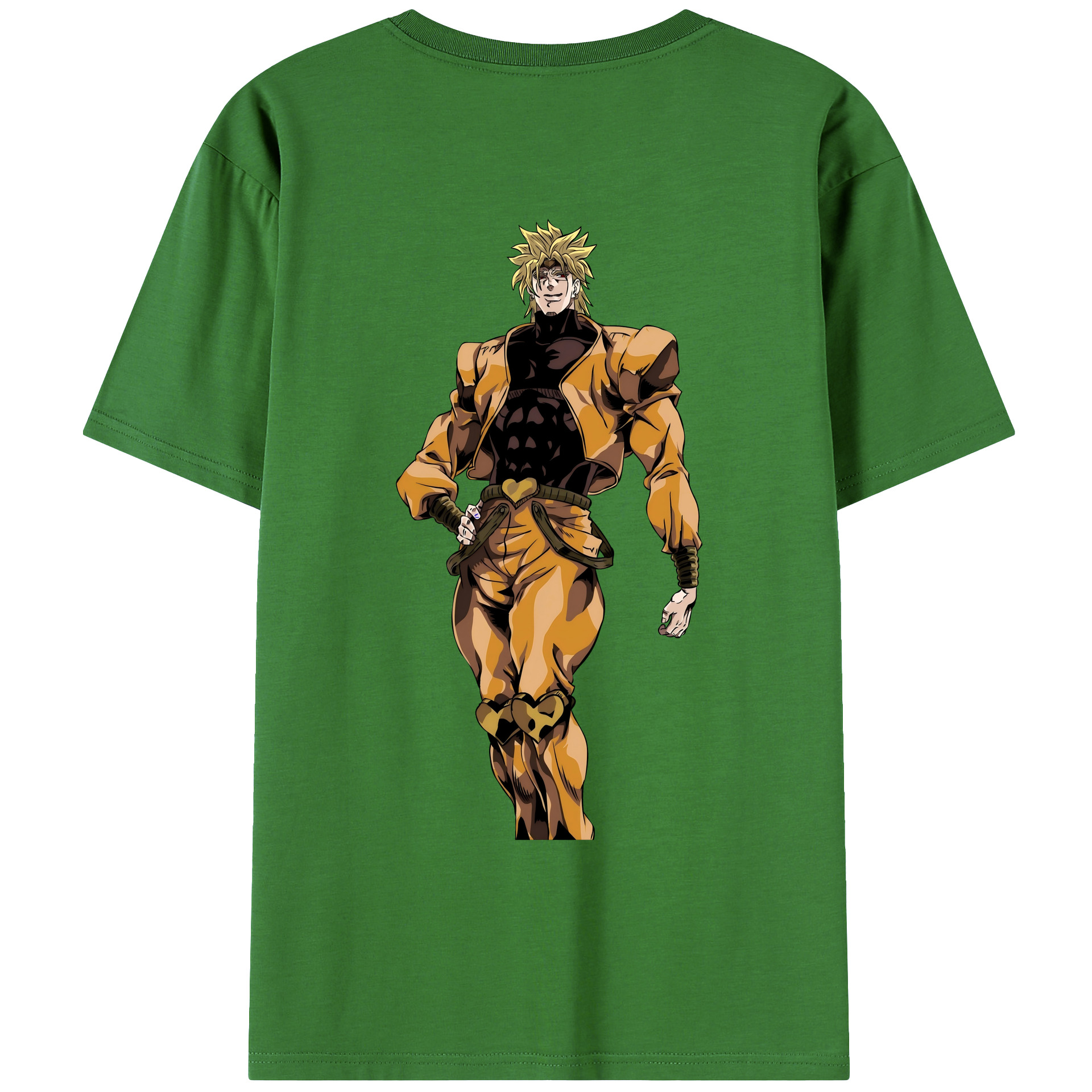 （画像用） ジョジョの奇妙な冒険 ディオ?ブランドー JoJo's Bizarre Adventure Dio Brando レディース半袖Tシャツ(バックプリント)